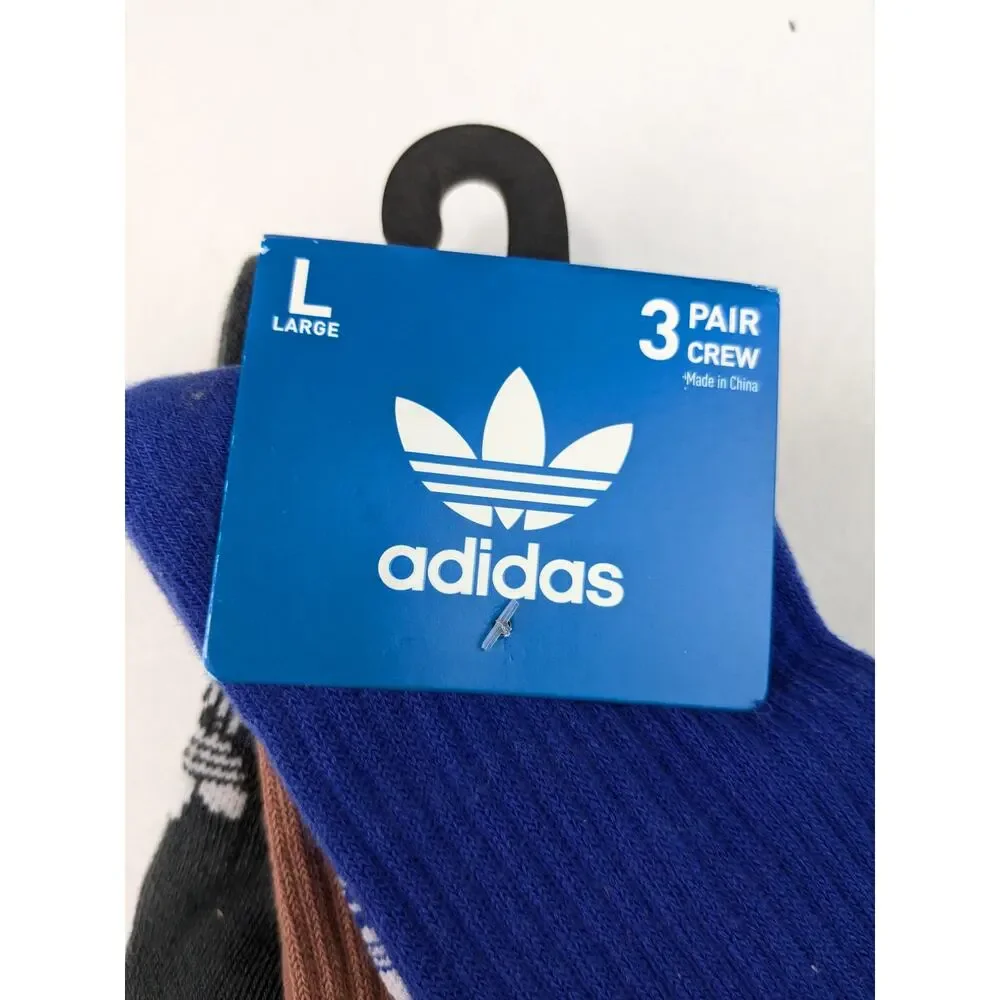 Adidas Men's Crew Socks - Picture 2 of 4